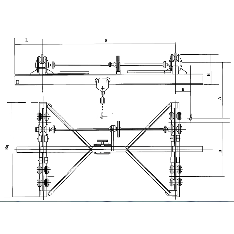 sdq manual type single girder overhead crane7